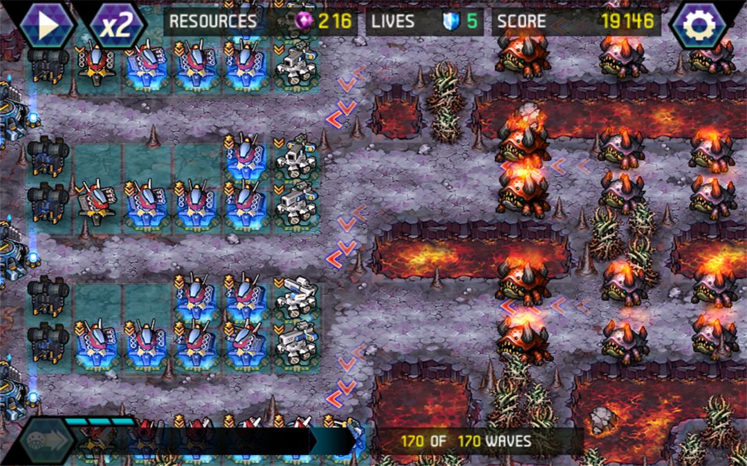Screenshot of Tower Defense: Infinite War