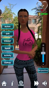 My Virtual Girlfriend AR Game Screenshot