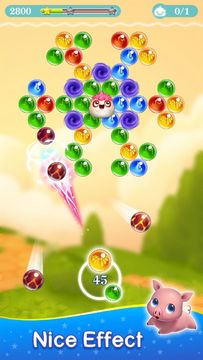 Monster Pet Pop Bubble Shooter Game Screenshot