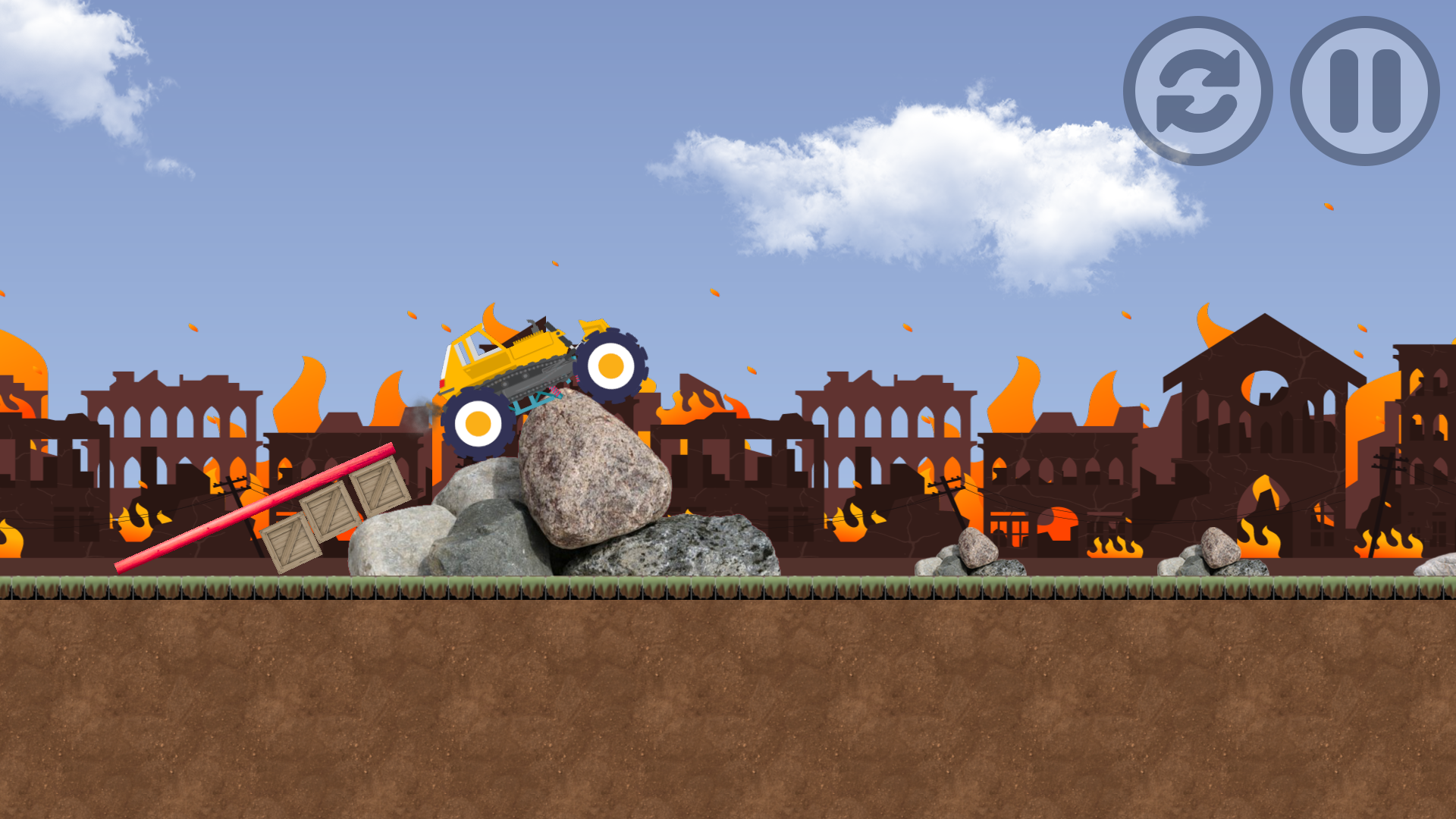 Monster Hill Climb Bulldozer for Android/iOS - TapTap