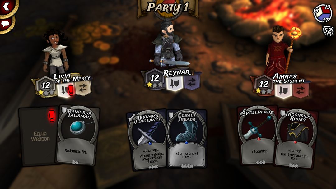 Traitors Empire Card RPG screenshot game