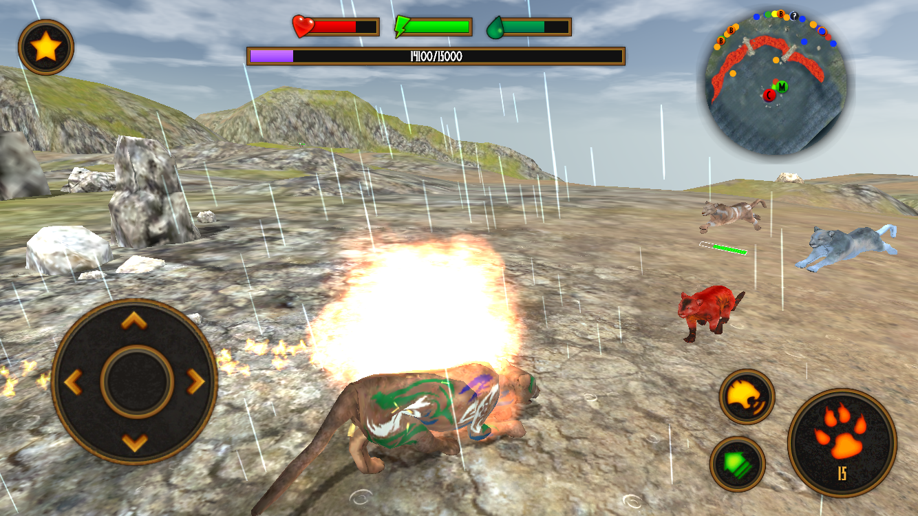 Captura de Tela do Jogo Clan of Puma