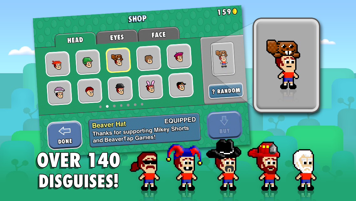Mikey Shorts Game Screenshot