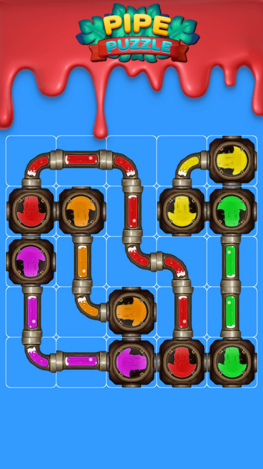 Connect The Water Pipes 遊戲截圖