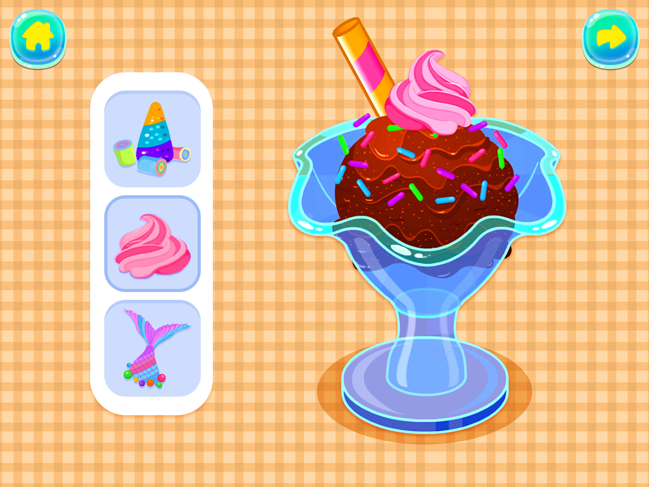Princess Ice Cream Maker Games Game Screenshot