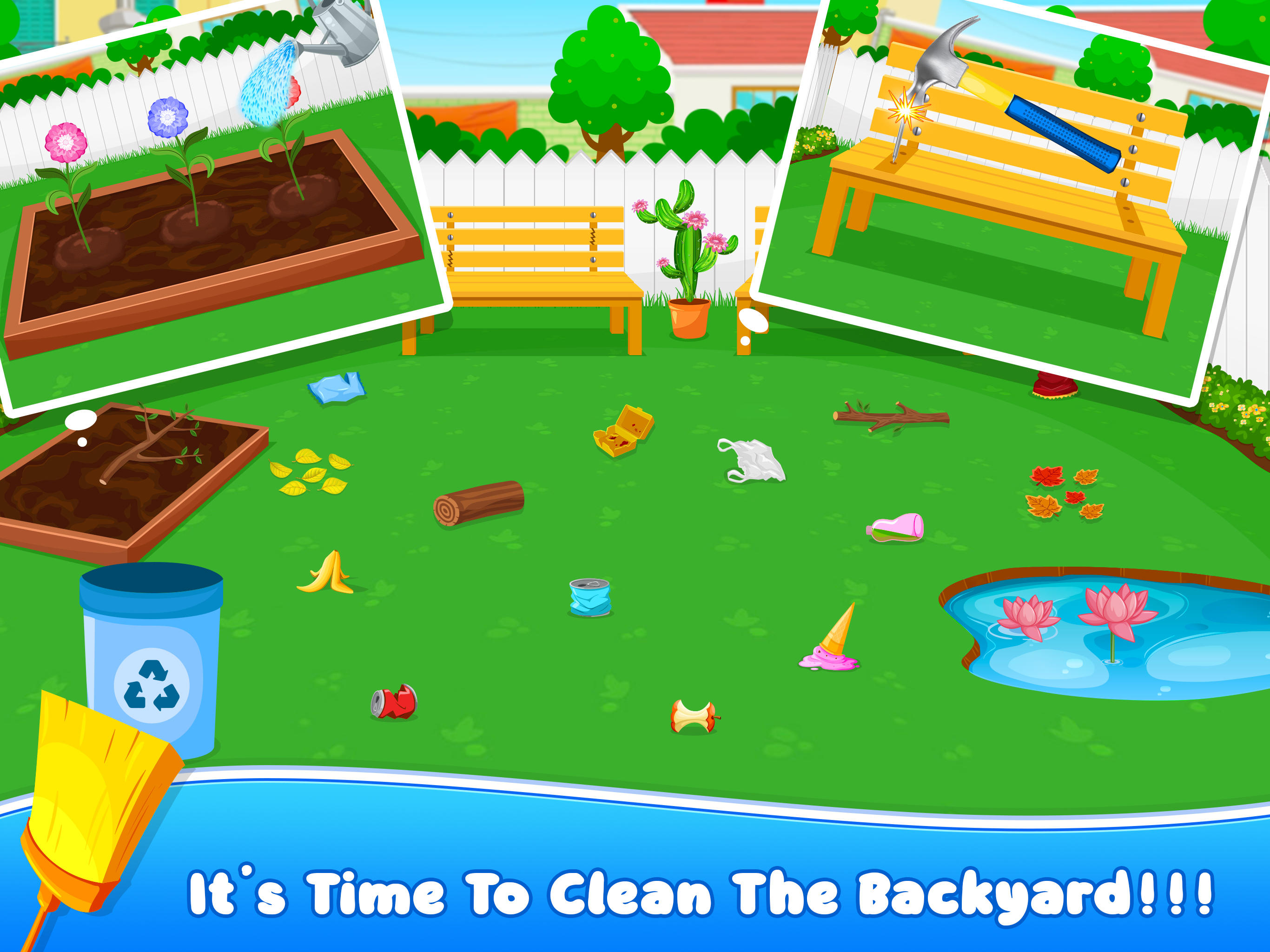 Sweet House Cleaning Game ภาพหน้าจอเกม