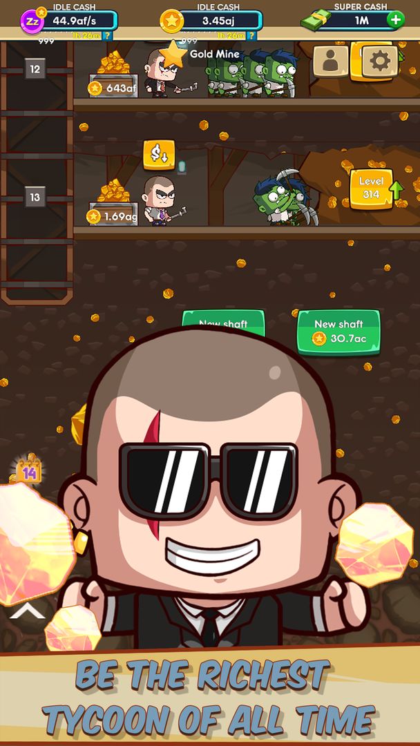 Screenshot of Apocalypse idle miner