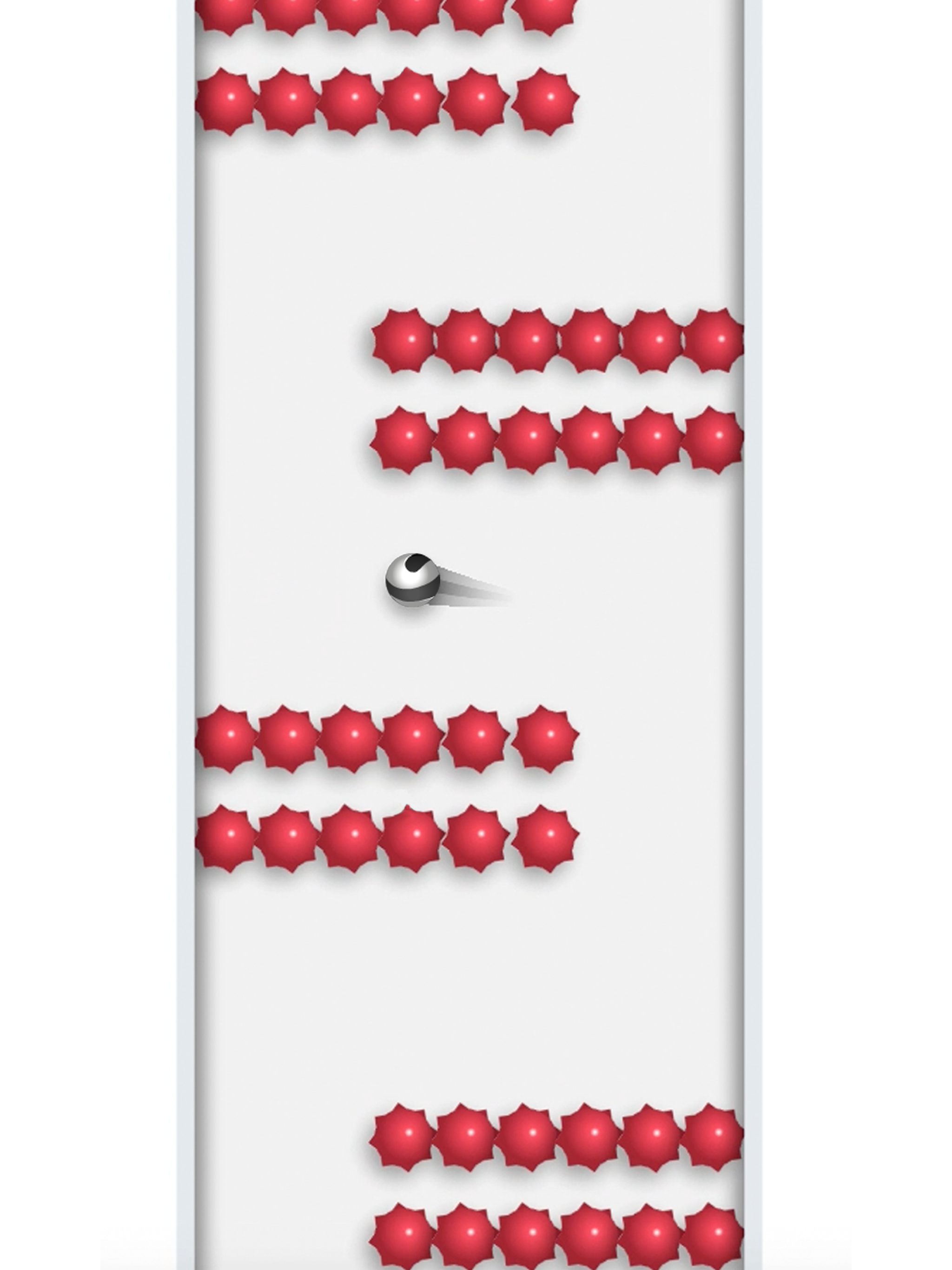 Color Bump 3D Balls - Avoid Red Balls Game Screenshot