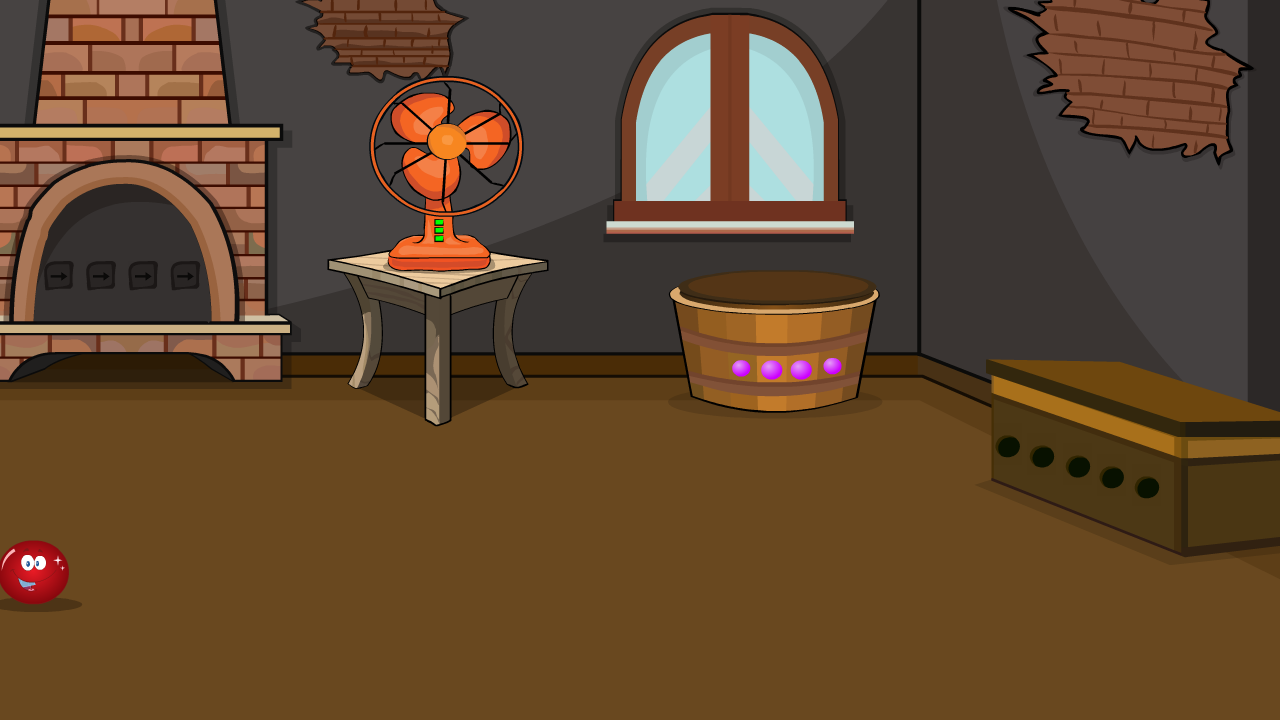 Cracked Toon House Escape Game Screenshot