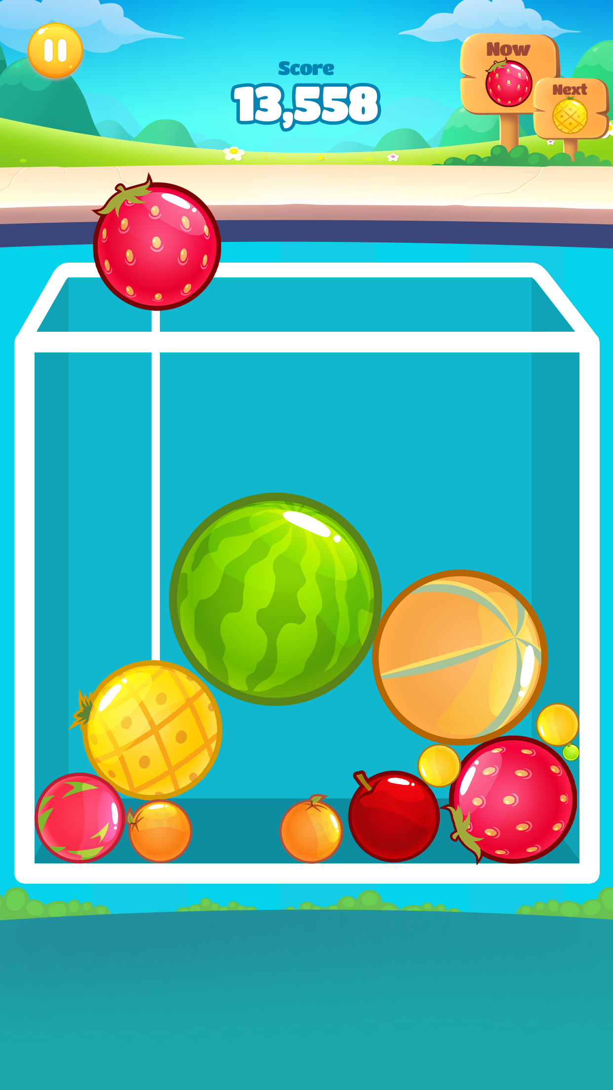 2048 Fruit Drop Merge 遊戲截圖