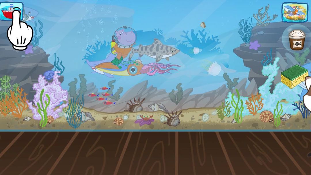 Screenshot of Funny Kids Fishing Games