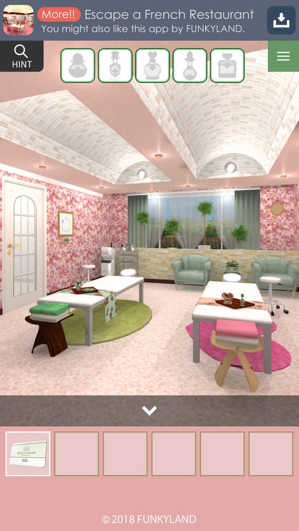 Screenshot of Escape a Beauty Salon