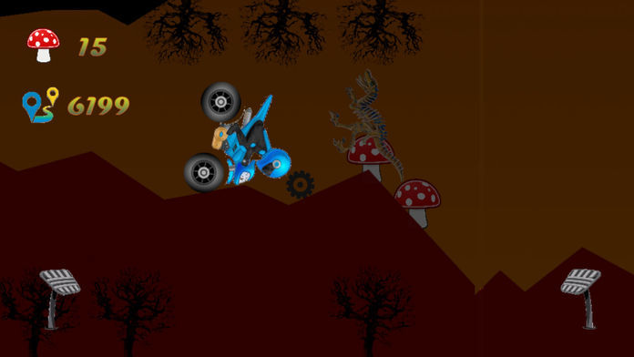 Screenshot of Stumbling Ride - Biker Racing Game