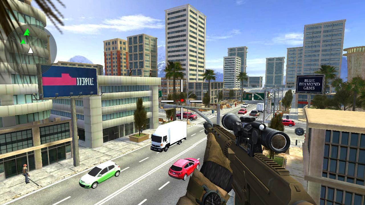 Sniper Shoot Traffic Game Screenshot