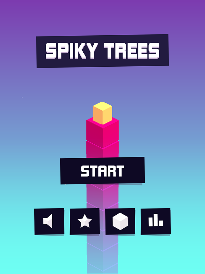 Cuplikan Layar Game Spiky Trees