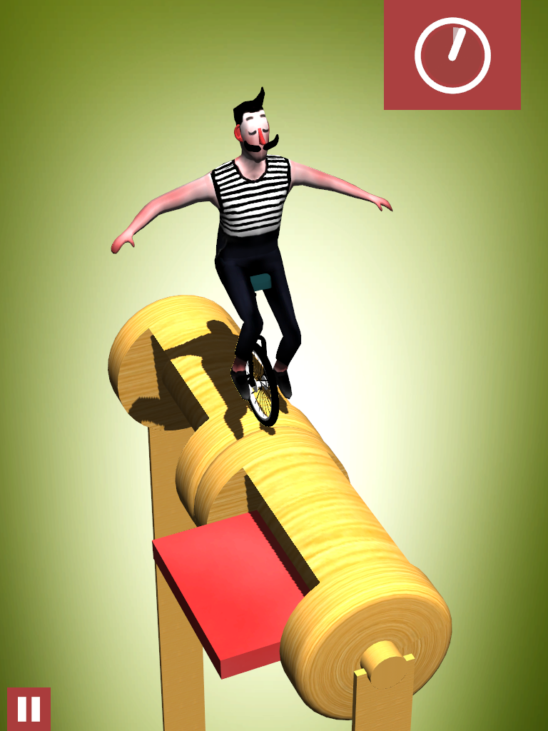 Bamba: an unicycle circus adve Game Screenshot