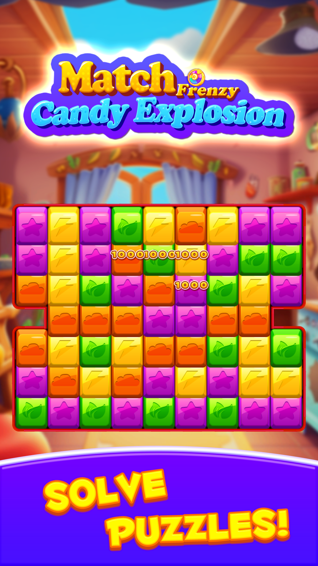 Cuplikan Layar Game Match Frenzy: Candy Explosion