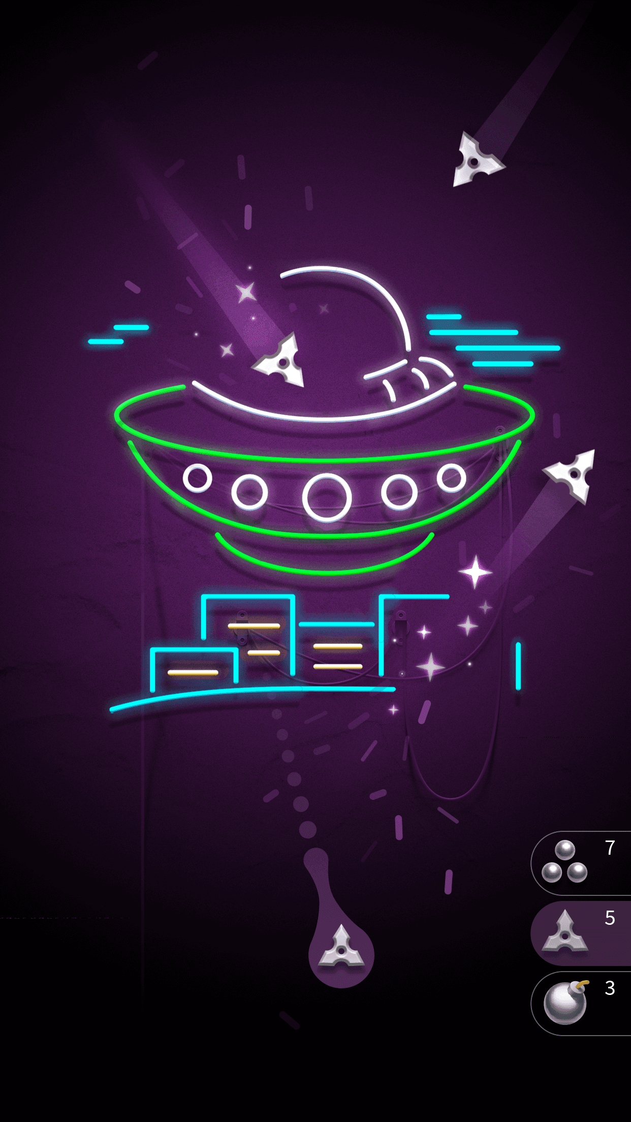 Hit the Light - Neon Shooter Game Screenshot