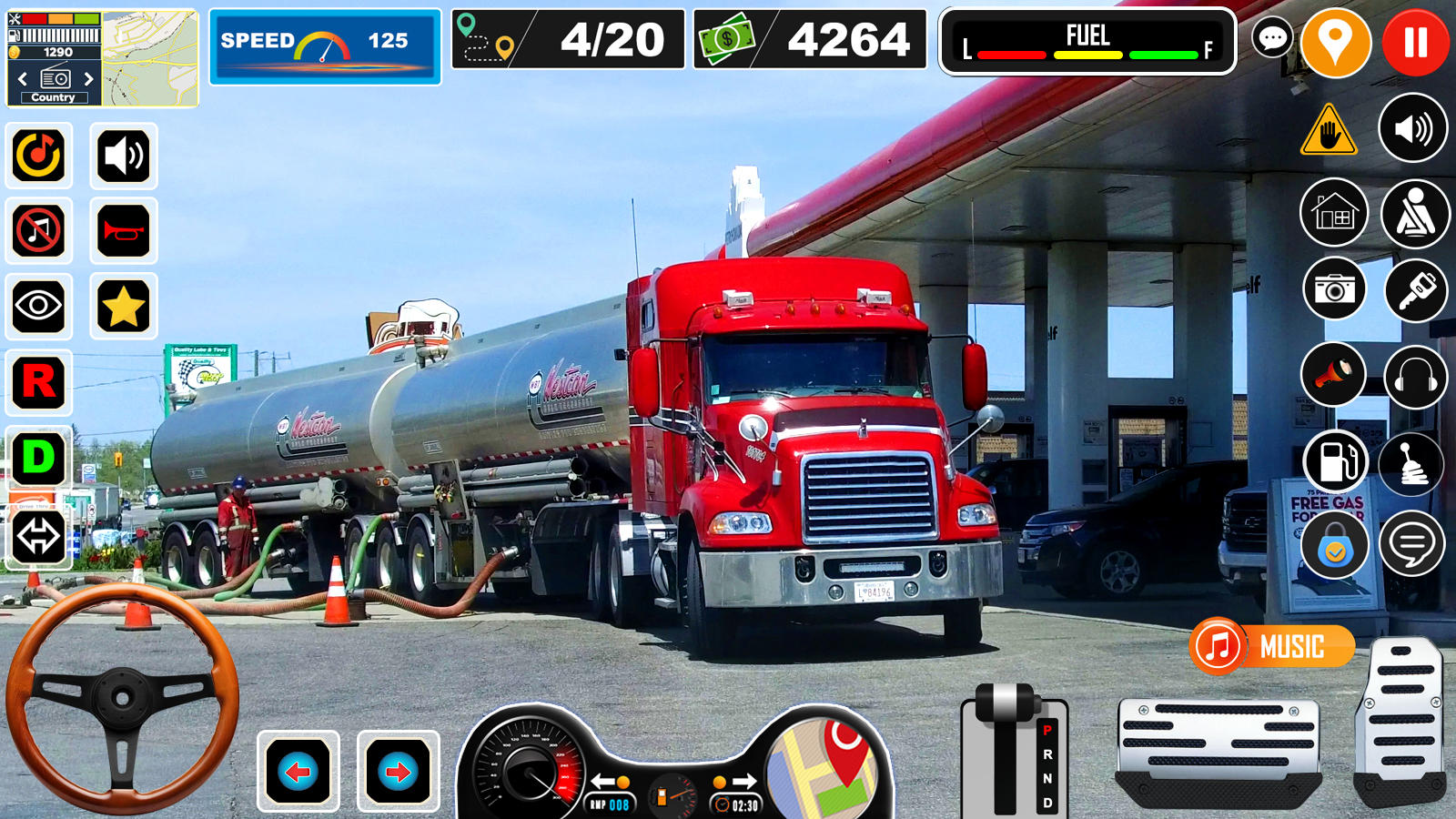 Euro Truck Driving Games 2023 ภาพหน้าจอเกม