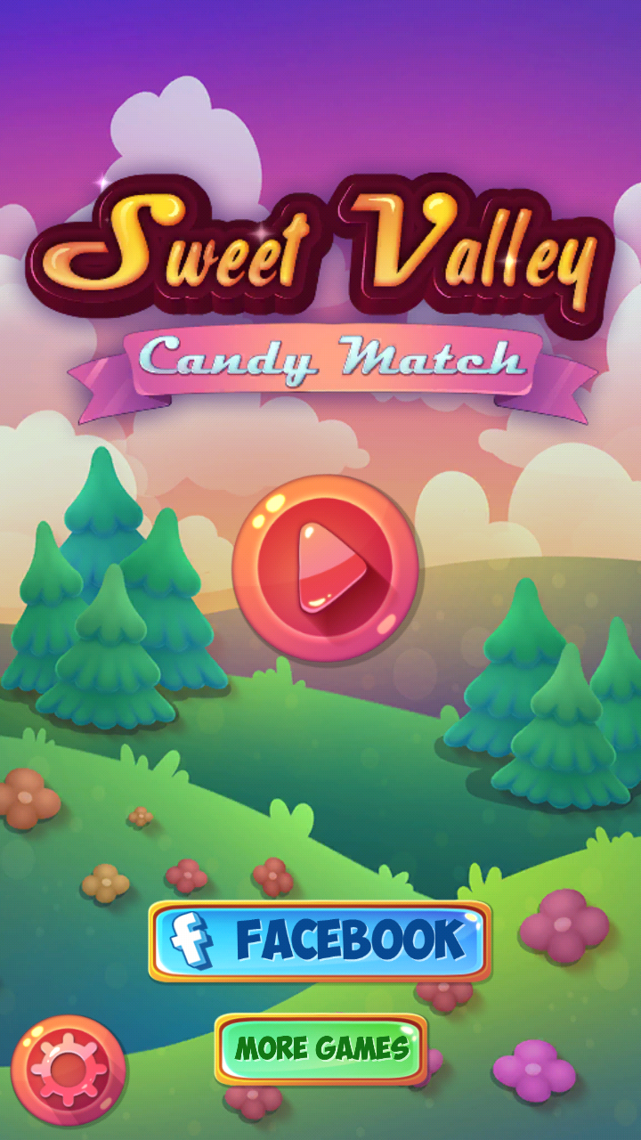 Sweet Valley: Candy Match 3 Game Screenshot