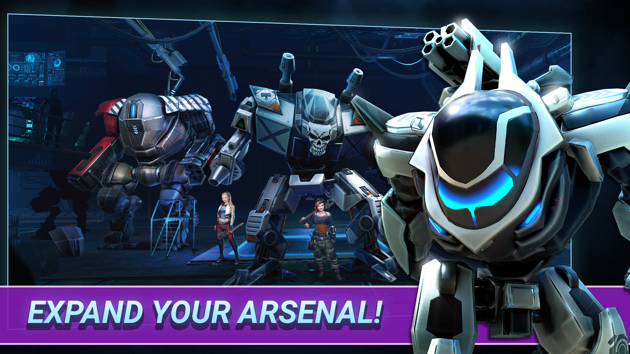 Скриншот игры Fusion Guards: AI Mech War