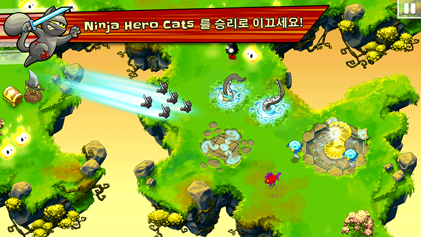 Screenshot 1 of Ninja Hero Cats 1.3.10