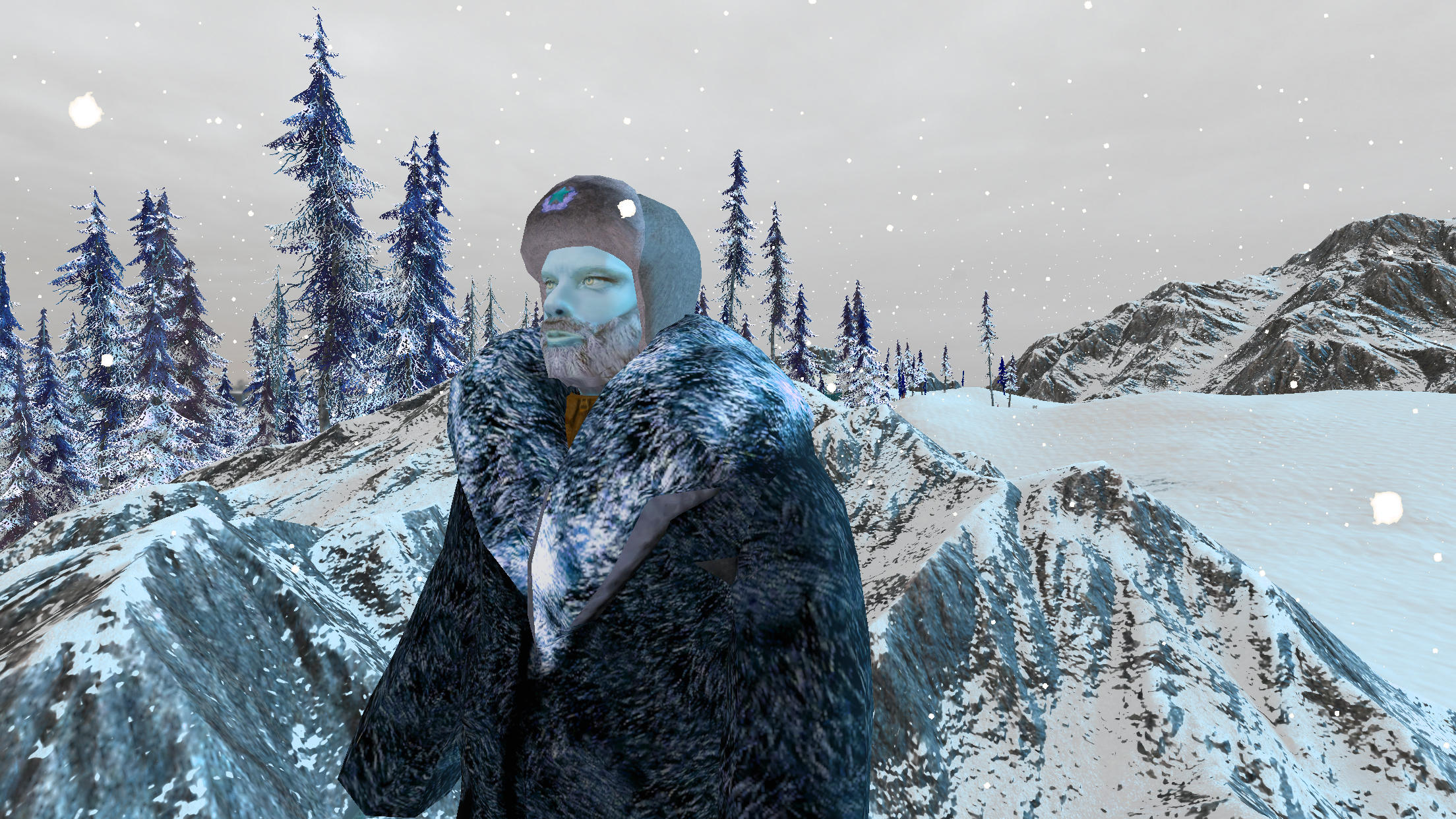 Frozen City Survival Simulator Game Screenshot