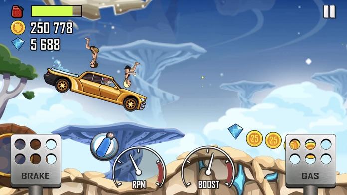 Hill Climb Racing+ Game Screenshot