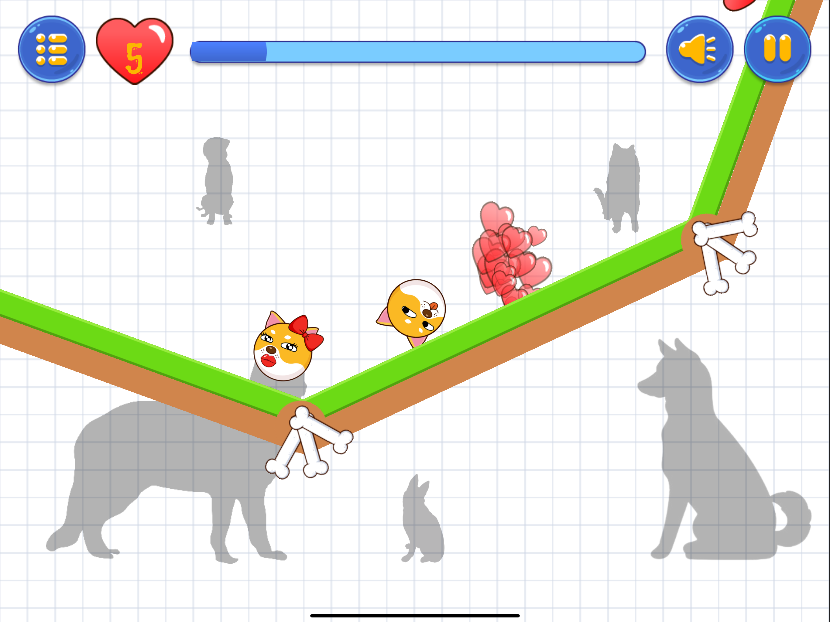 Screenshot of Doge Lover: Save The Heart