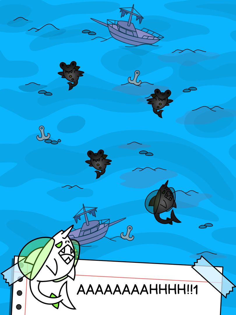 Screenshot of Shark Evolution: Idle Game