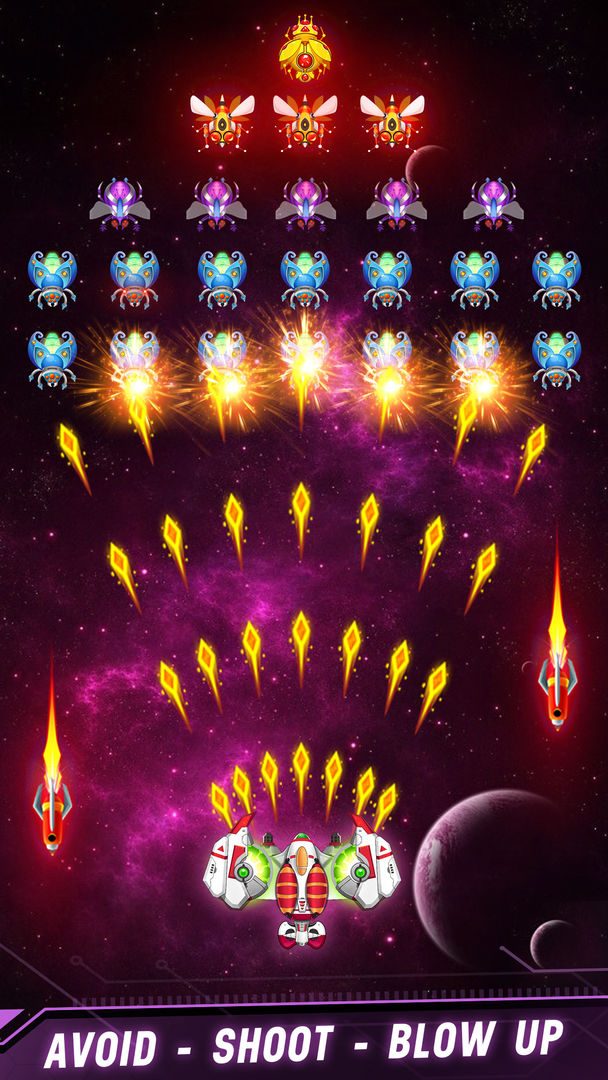 Space shooter - Galaxy attack ภาพหน้าจอเกม