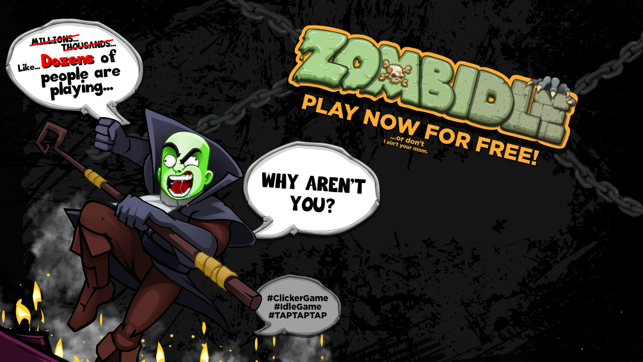 Zombidle Game Screenshot