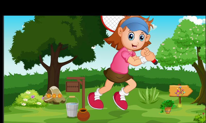 Screenshot of Best Escape Games 12 - Tennis Player Rescue Game
