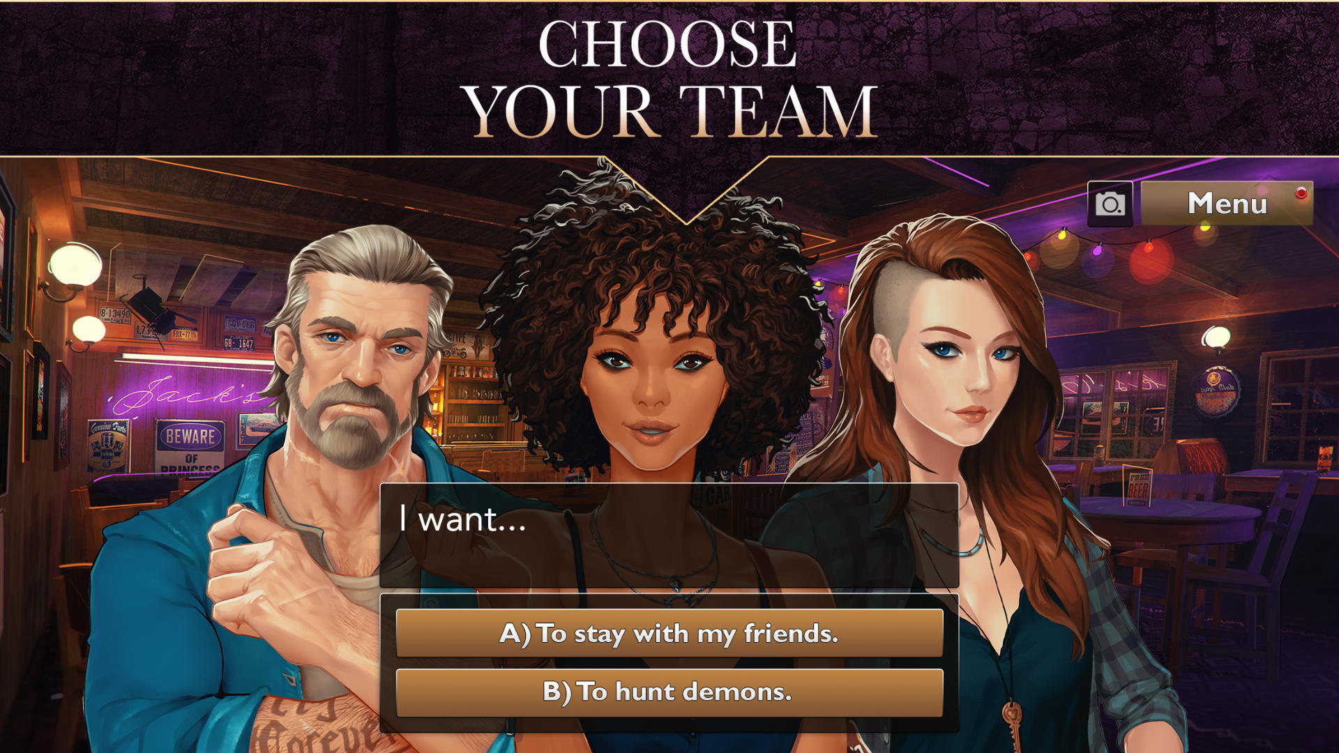 Is It Love? FallenRoad - story Game Screenshot