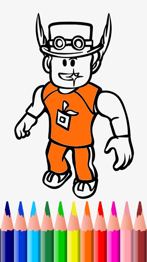 Orange Rainbow Friends Coloring Pages Printable for Free Download