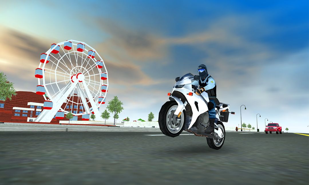 Police Motorbike Chicago Story screenshot game