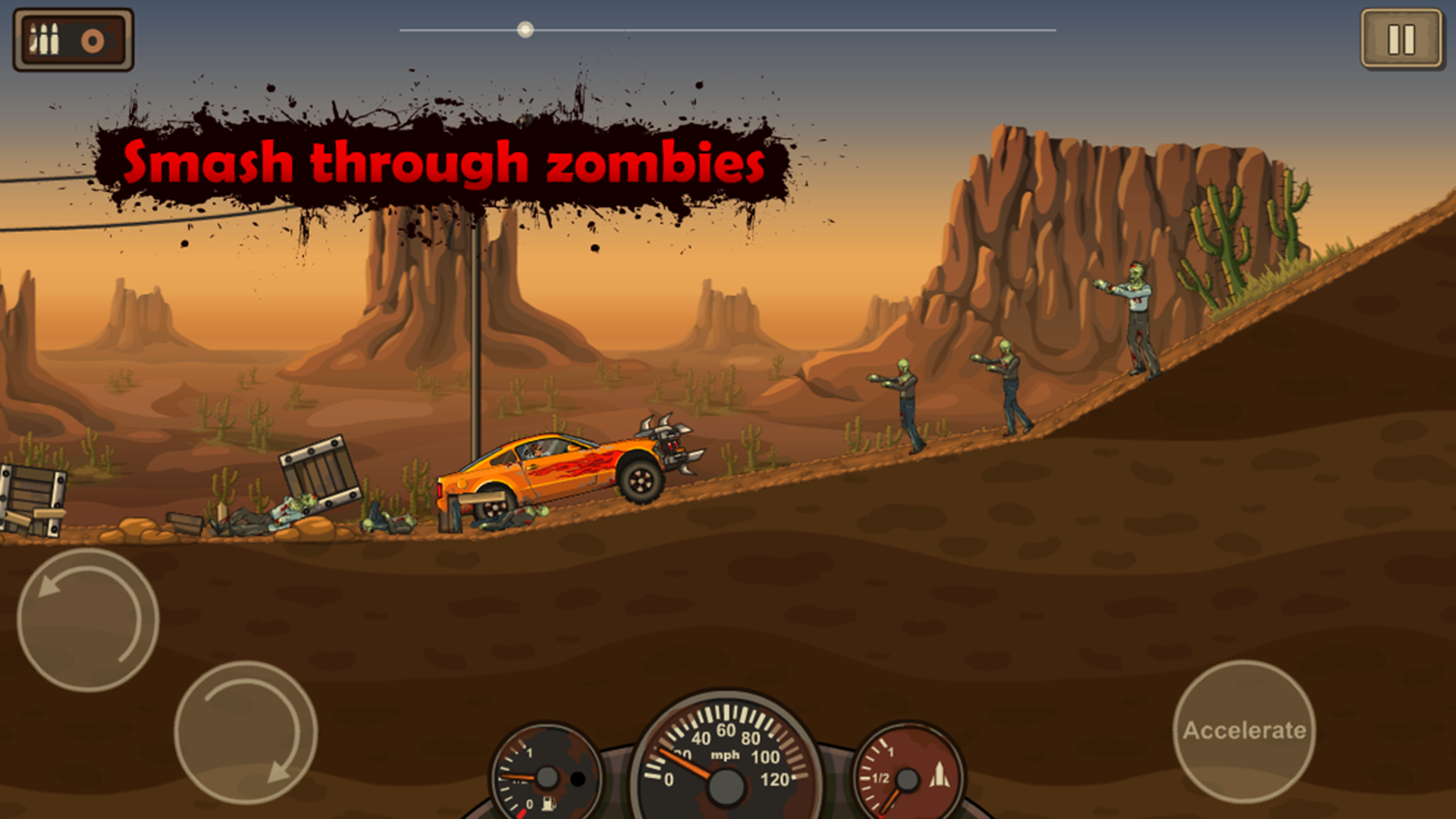 Earn to Die Lite Game Screenshot