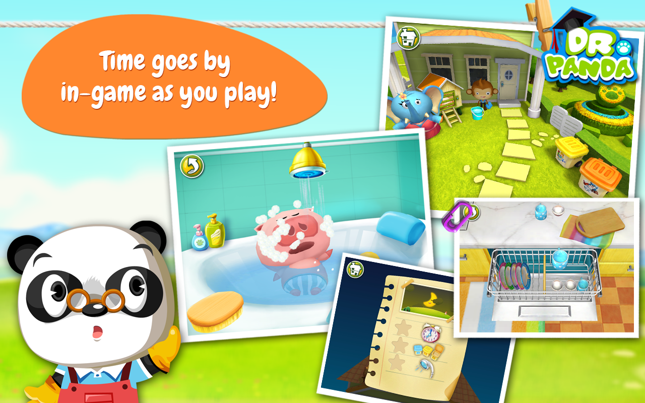 Dr. Panda Home Game Screenshot