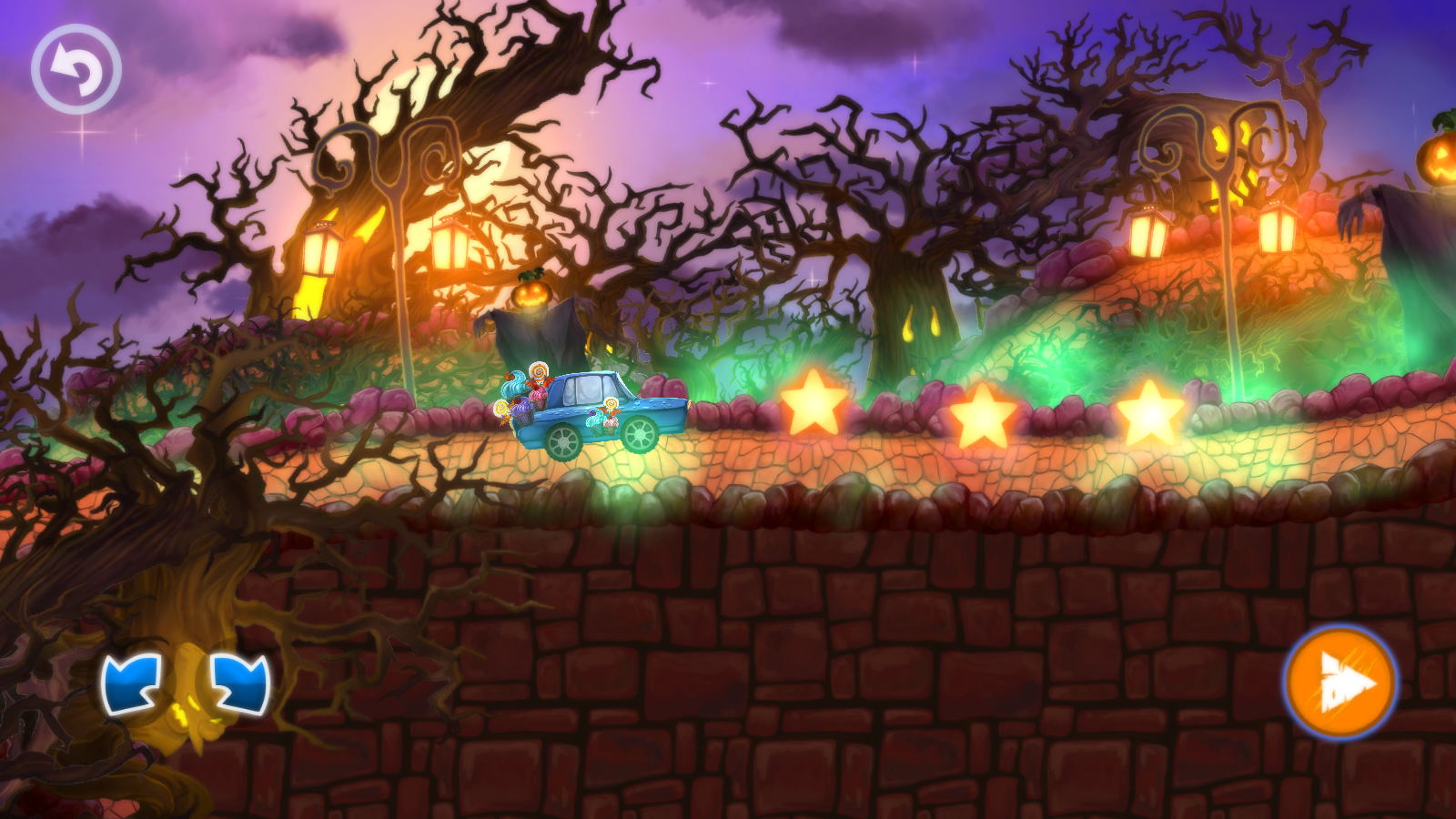 Halloween Cars: Monster Race 遊戲截圖