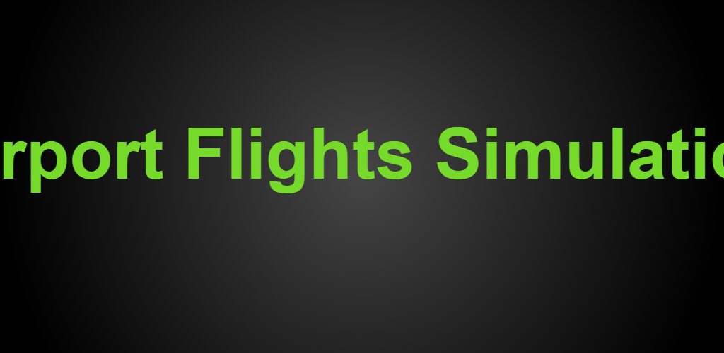 Banner of Airport Flights Simulation 1.0