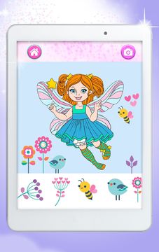 Fairy Coloring Pages Game Screenshot