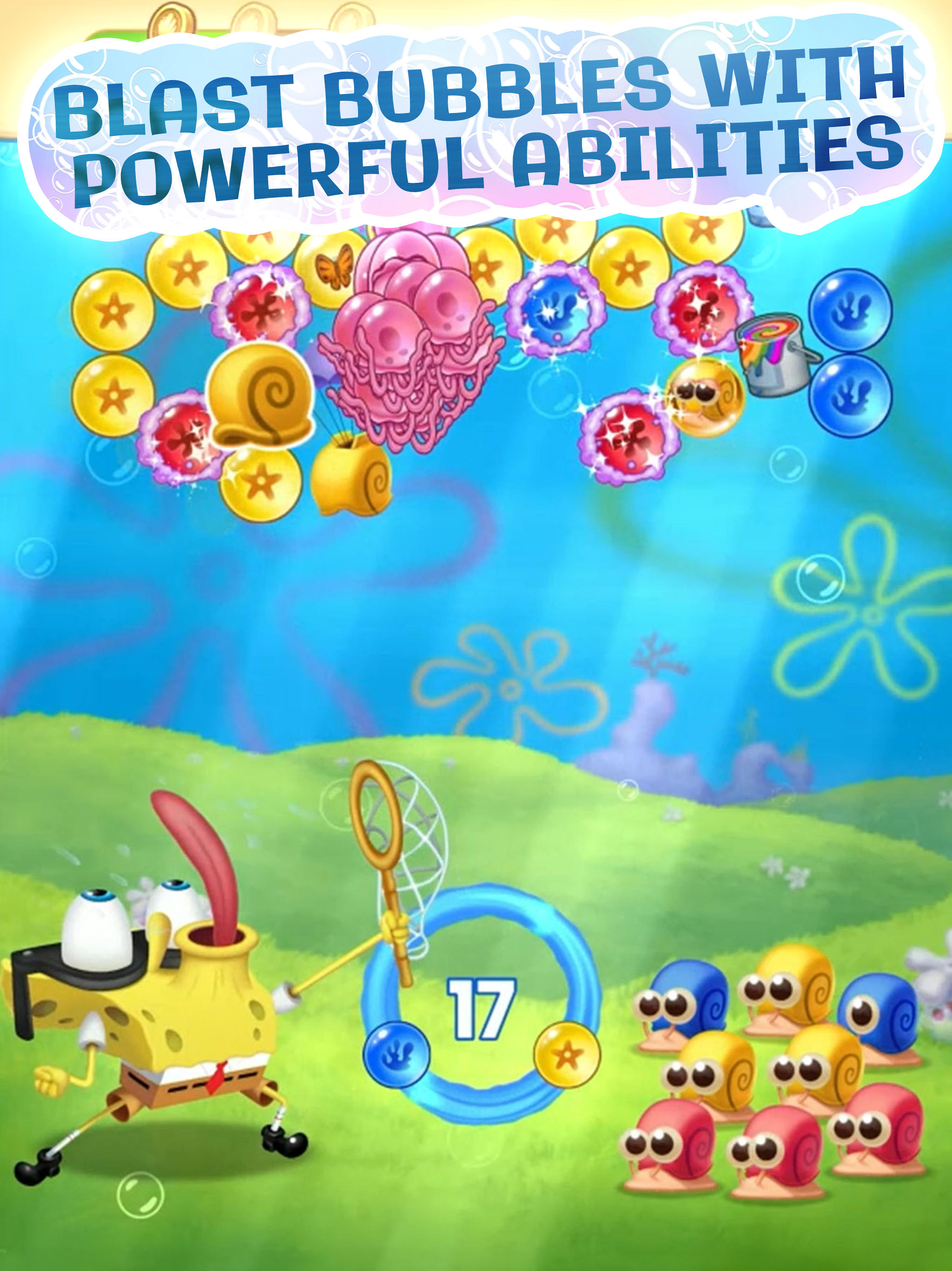 SpongeBob: Bubble Pop NETFLIX Game Screenshot