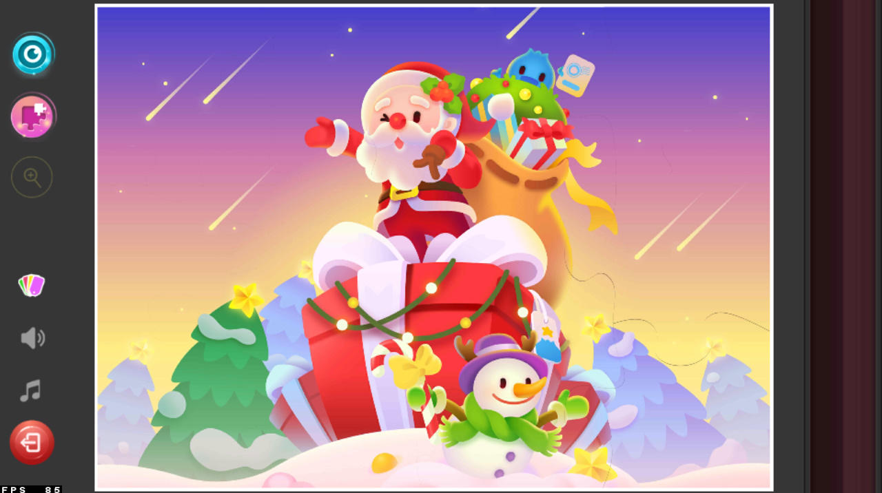 Christmas Jigsaw Puzzle Game Game Screenshot
