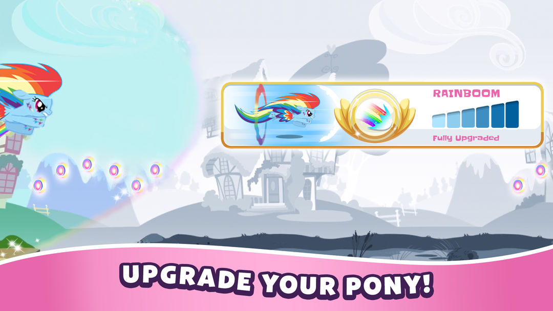 Screenshot of My Little Pony Rainbow Runners