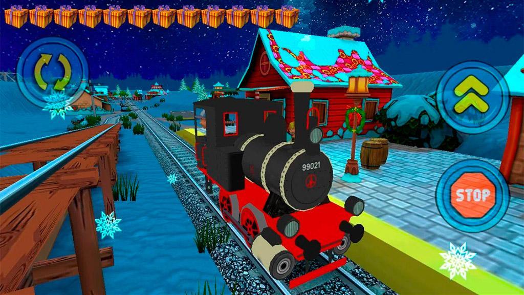 Christmas Train Simulator ゲームのスクリーンショット