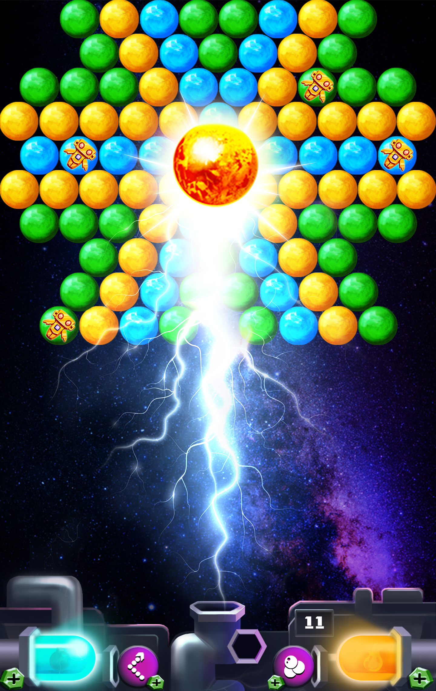 Bubble Bot Shooter Game Screenshot