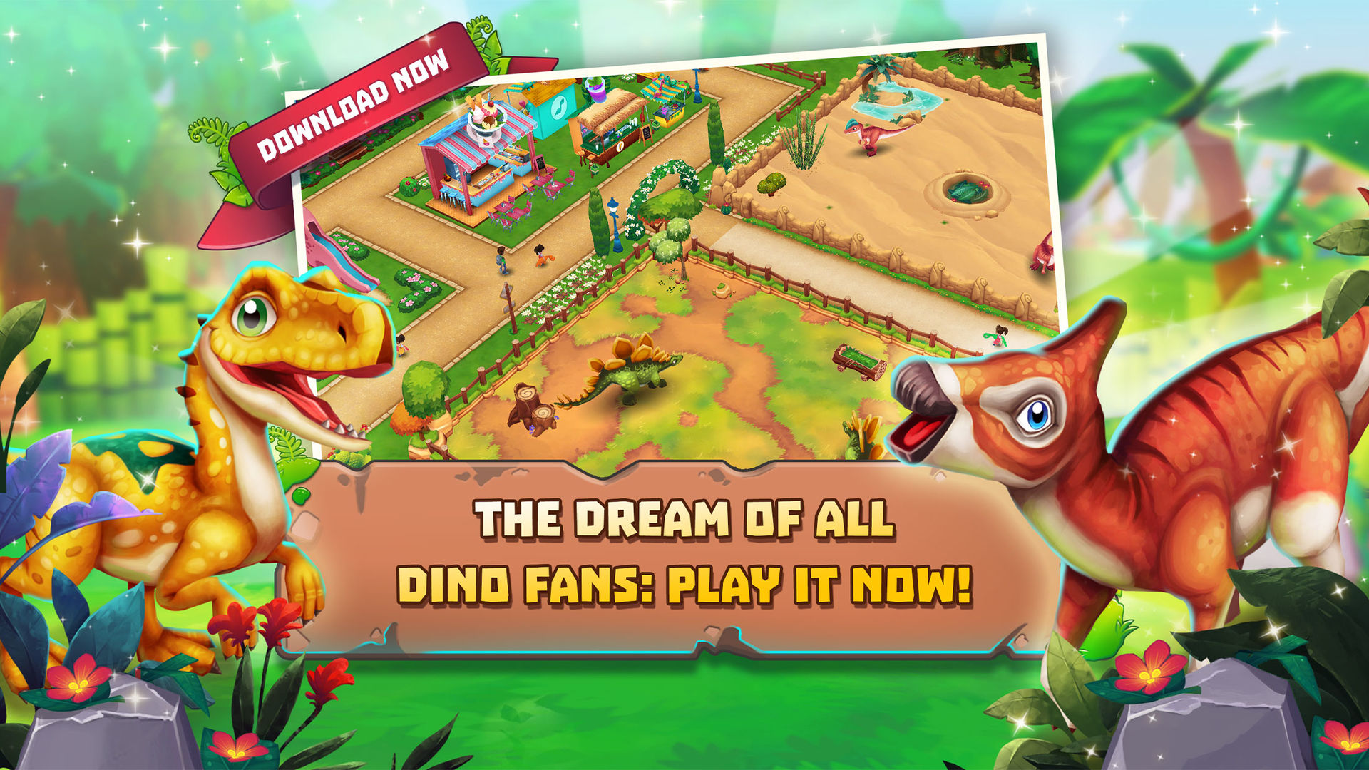 Screenshot of Dinosaur Park – Primeval Zoo