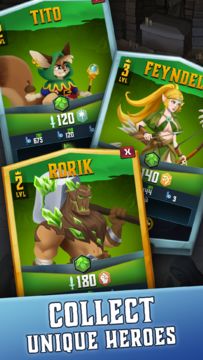 Crystal Heroes - Merge Saga Game Screenshot