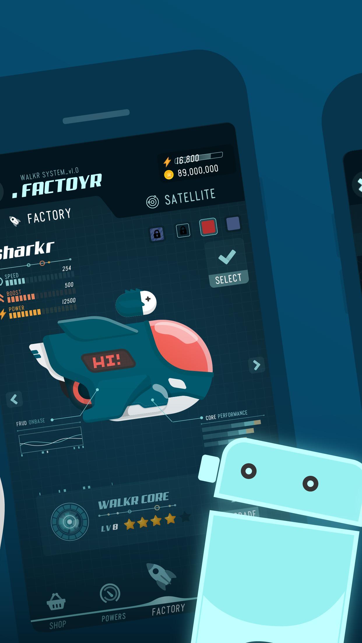 Walkr: Fitness Space Adventure Game Screenshot