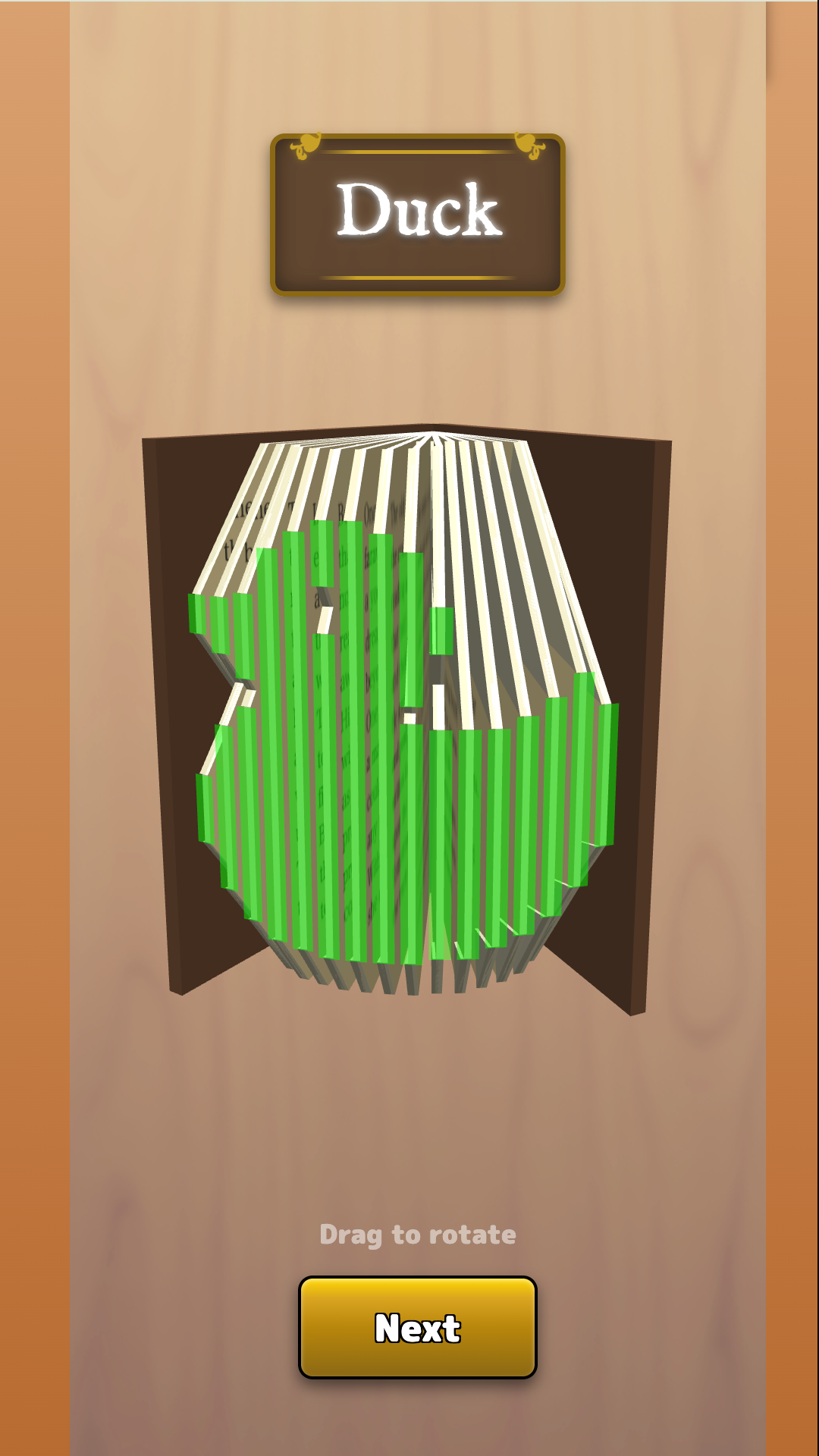 Book Folding Game Screenshot